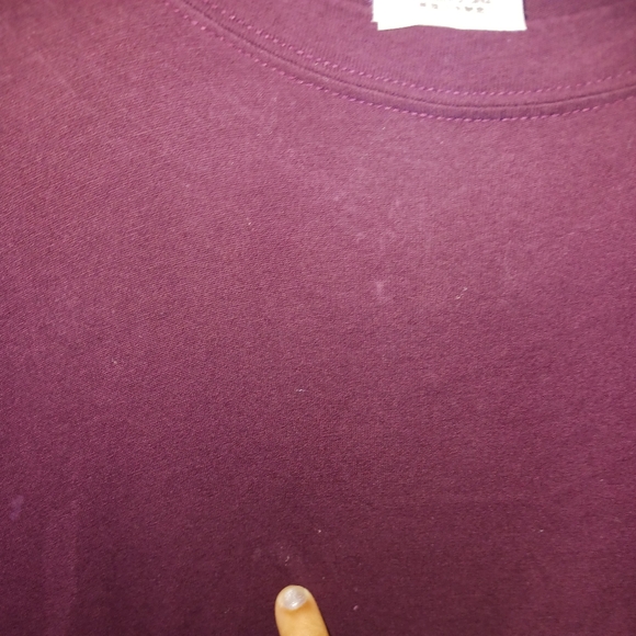 PINK Victoria's Secret Women purple sequined silver letters long sleeve shirt - Picture 11 of 11